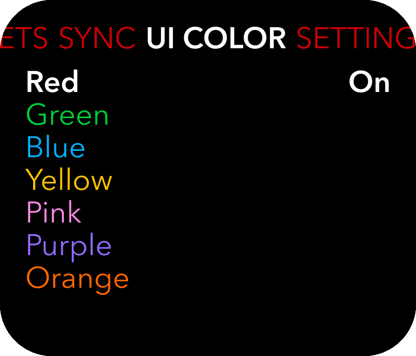 UI Color screen